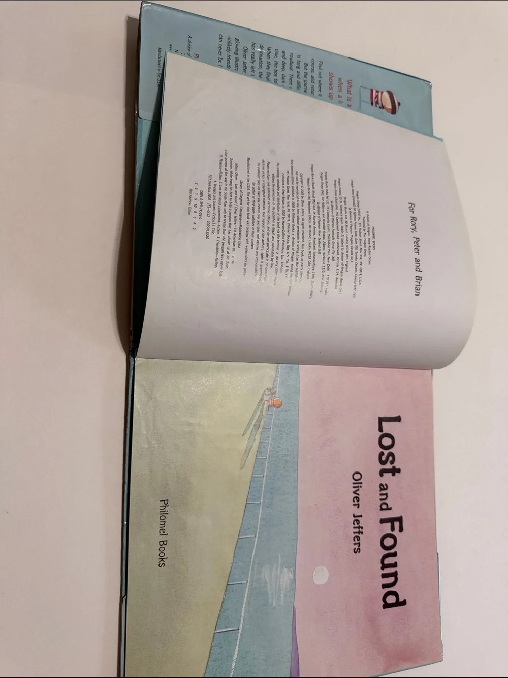 Lost and Found Children’s Hardcover Book by Oliver Jeffers